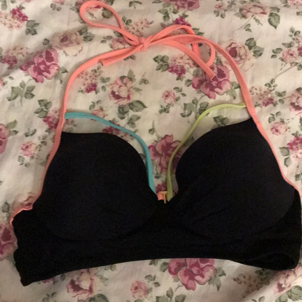 Victoria Secret | Black Padded Bikini Top